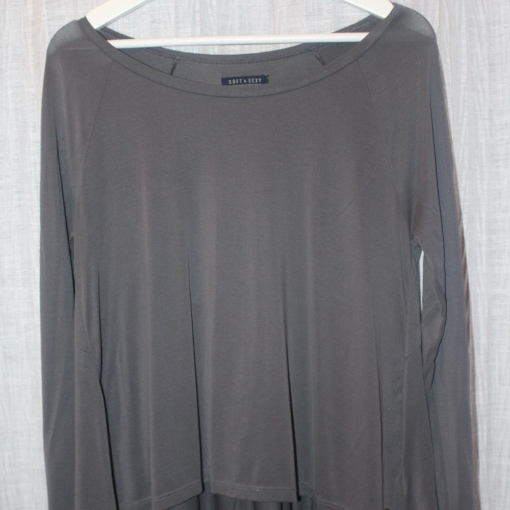American Eagle Soft&Sexy Grey Top